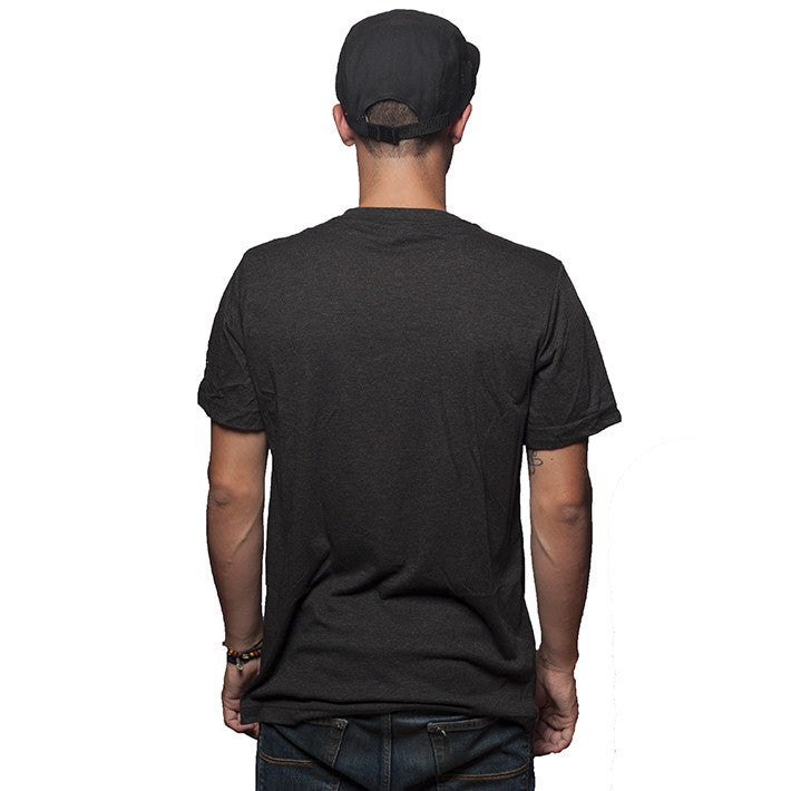 How I Roll V-neck charcoal