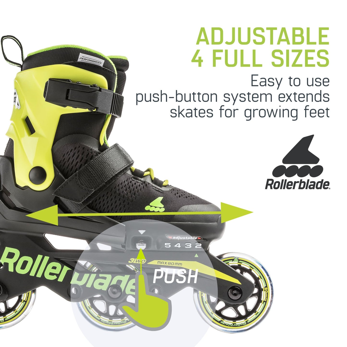Microblade 3WD black / lime