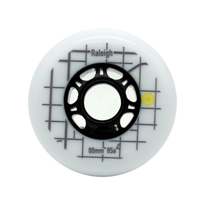 Raleigh 80mm/85A White 8-pack