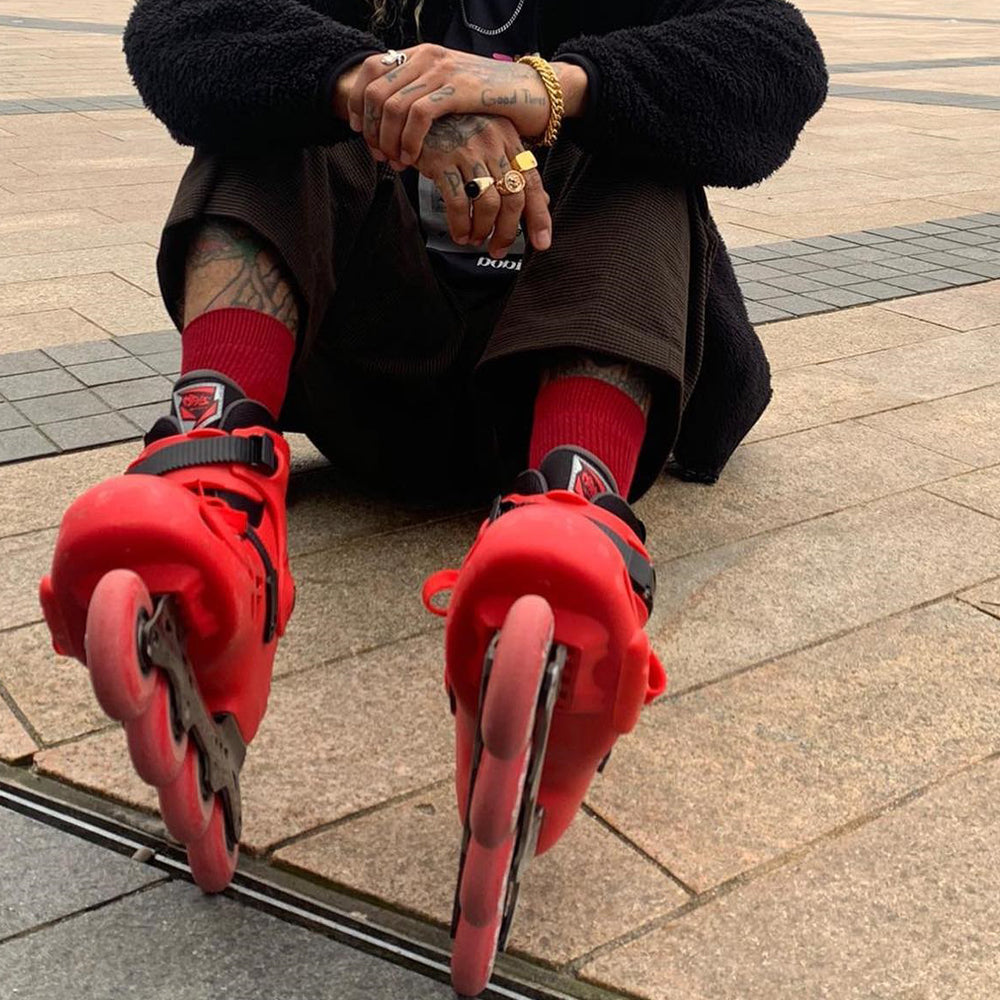 Ankle buckle SBM2 SR Red Set