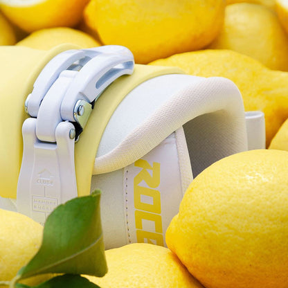 Memory buckle strap 16cm pair white