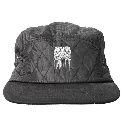 5 panel cap black