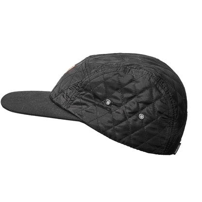 5 panel cap black