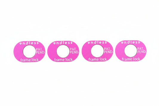 165mm Frame Locks Pink 4-pack