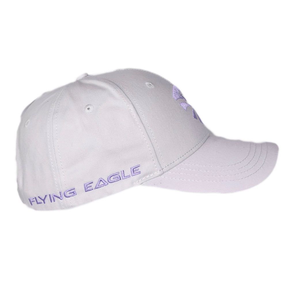 Baseball Cap White/Purple