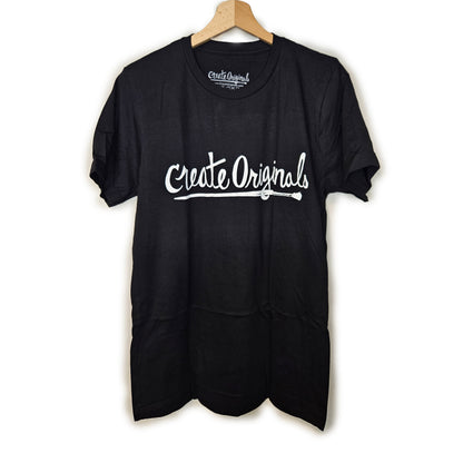 Scriptbrush T-Shirt Black
