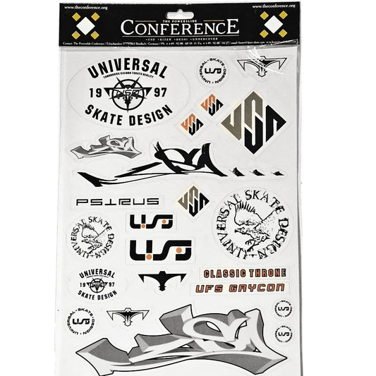 Vintage Sticker set 21x30cm 23-pack