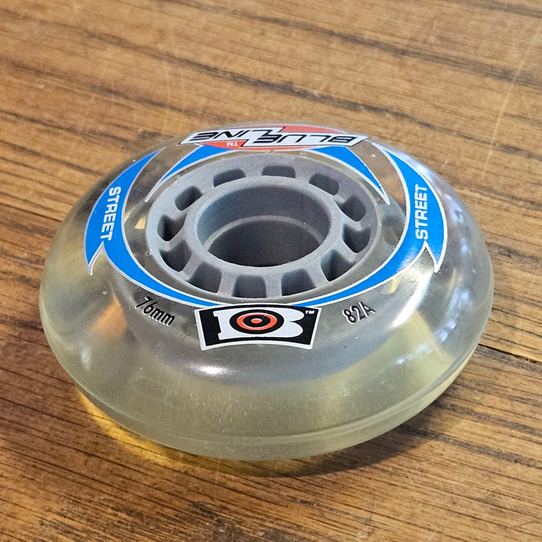 Blueline Street clear 76mm/82A pcs