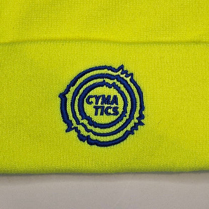 Beanie neon/blue