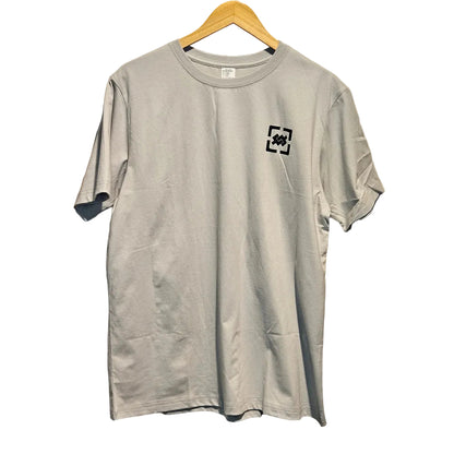 Sago Cotton Minimalism Basic T-Shirt grey