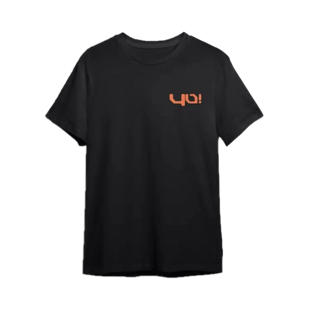 Sago Cotton Minimalism Basic Tee Black