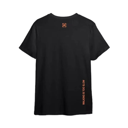 Sago Cotton Minimalism Basic Tee Black