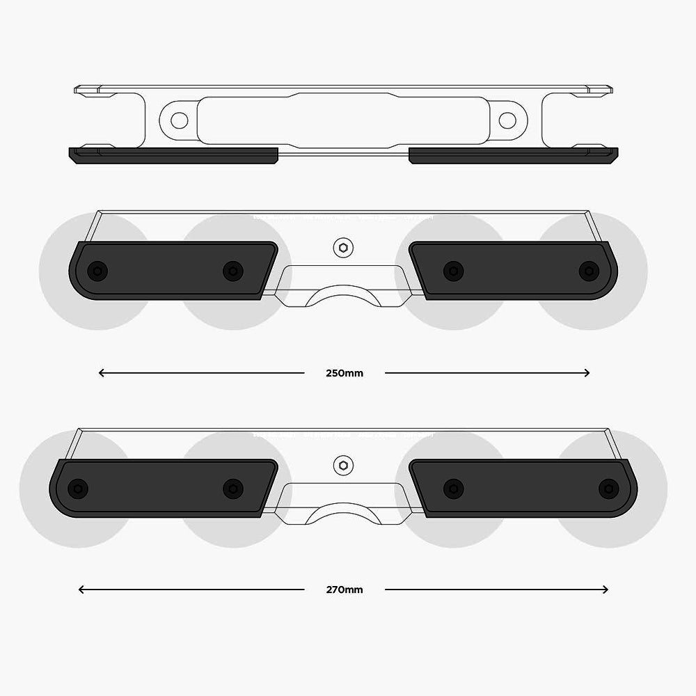 Street Frame Grindplate Slider Kit