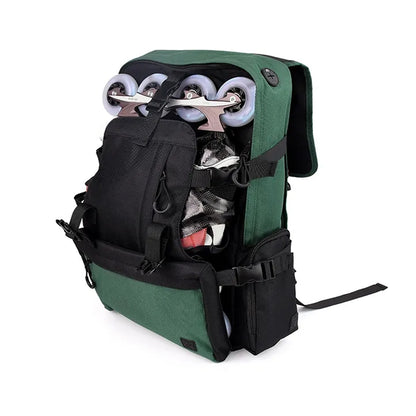 Skate backpack Black/Green