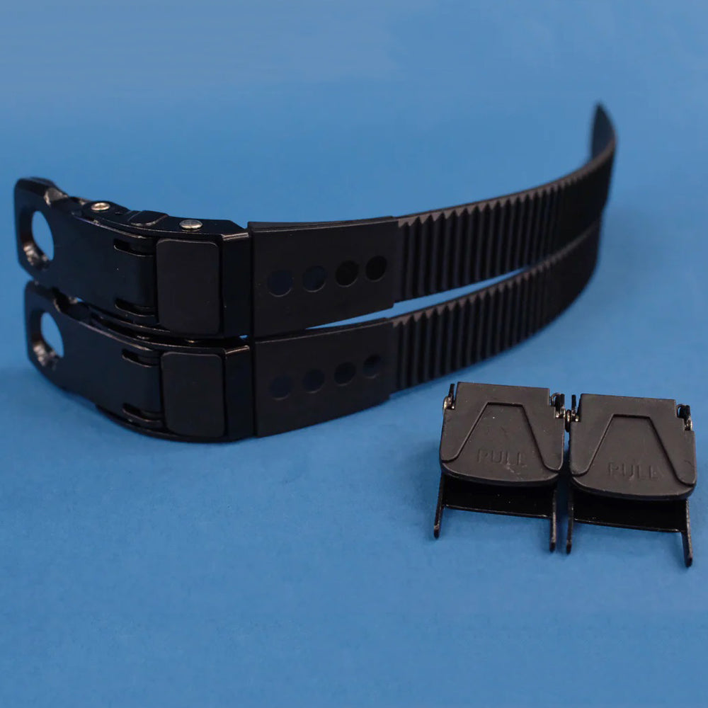 Top Buckle 16cm 909 Black pair