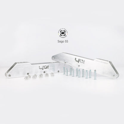 165mm Sago 5S 5x80/72mm 316mm silver