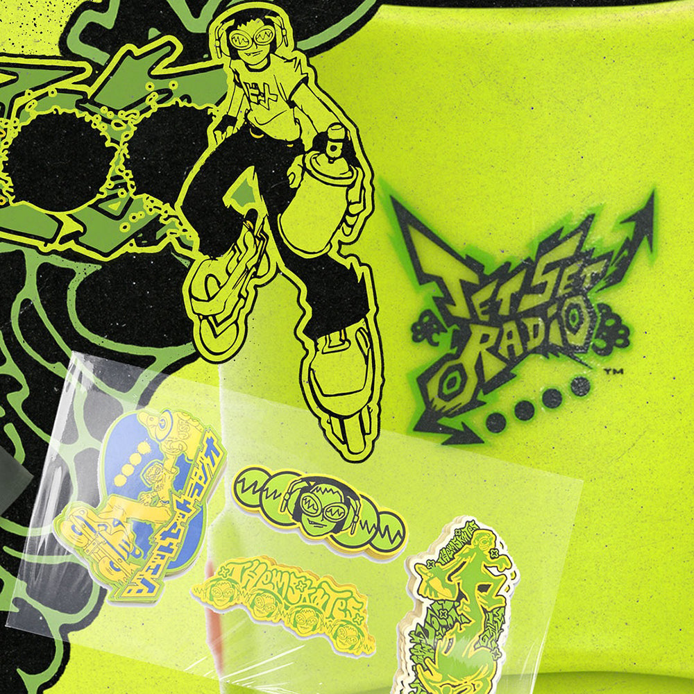 Jet Set Radio Sticker 4-pack