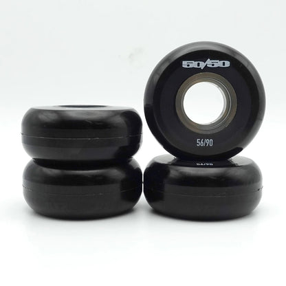 56mm/90A 4-pack Black