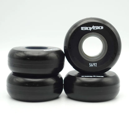 56mm/92A 4-pack Black
