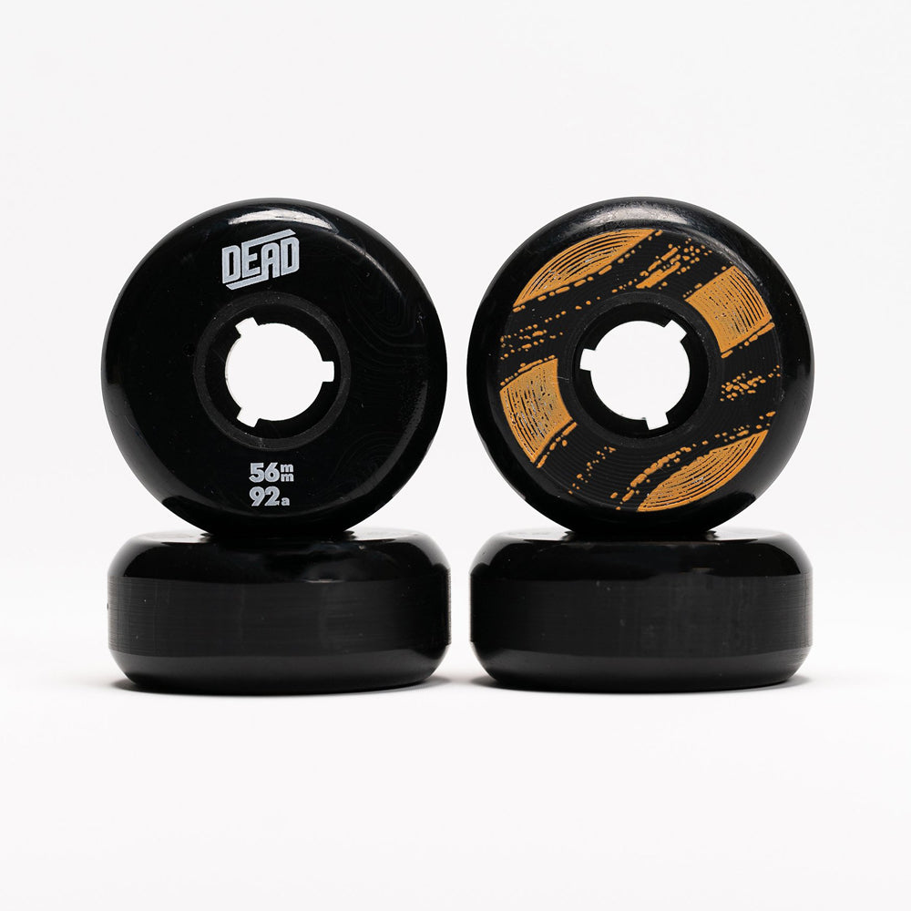 black/orange 56mm/92A 4-pack