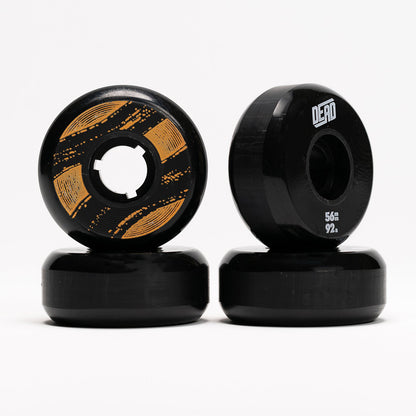 black/orange 56mm/92A 4-pack
