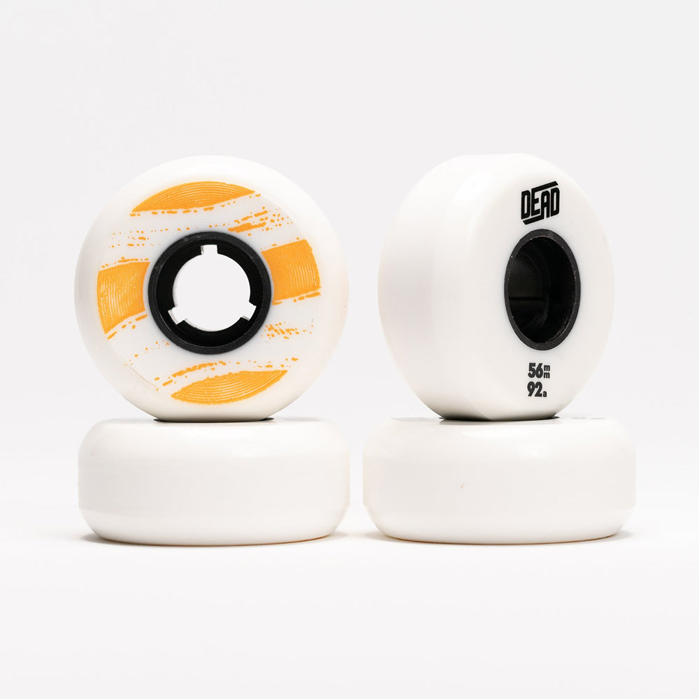 white/orange 56mm/92A 4-pack