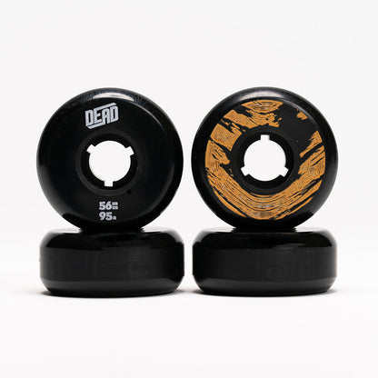 black/orange 56mm/95A 4-pack