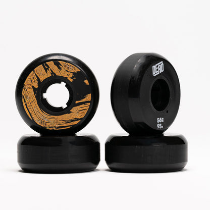 black/orange 56mm/95A 4-pack