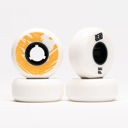 white/orange 56mm/95A 4-pack