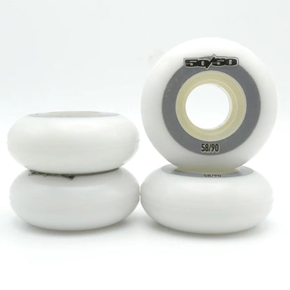 58mm/90A 4-pack White