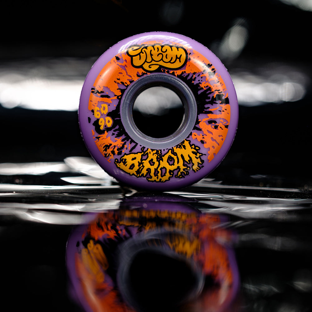 Andrew Broom 60mm/90A Purple/orange 4-pack