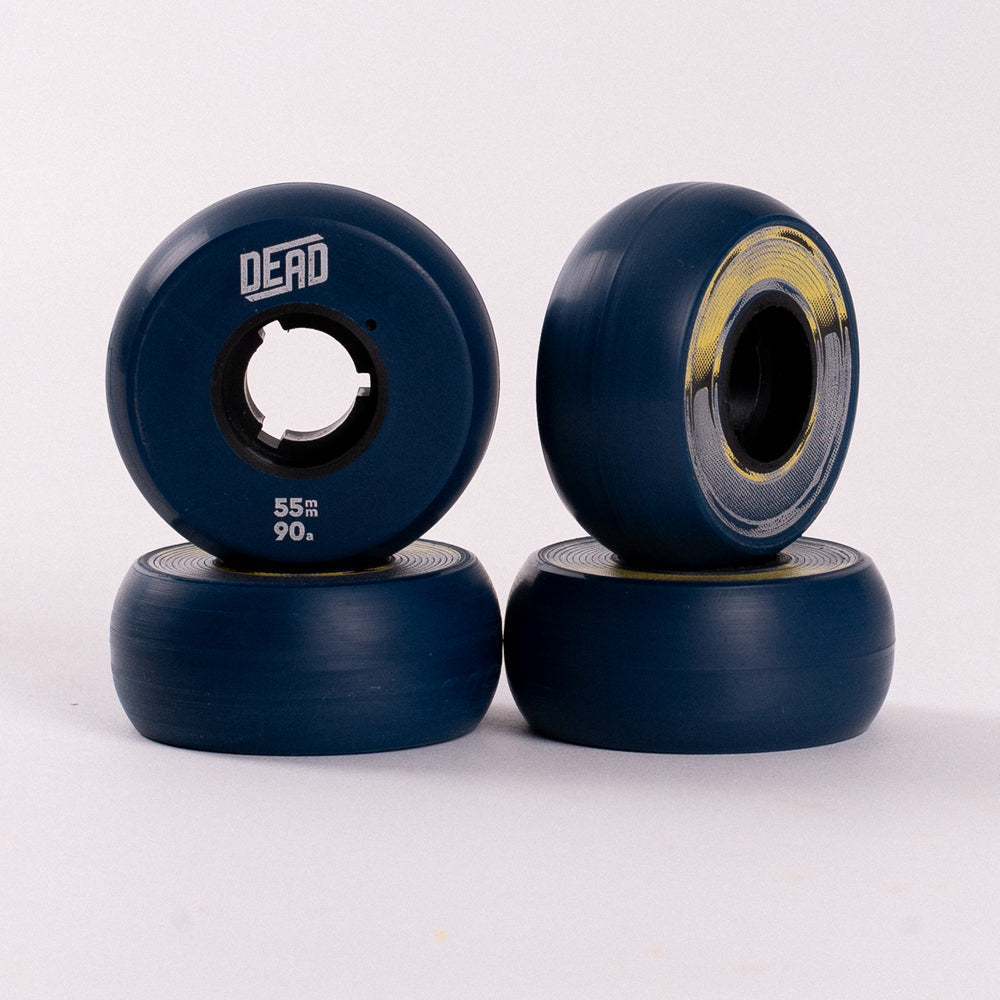 Team 55mm/90A Navy 4-pack