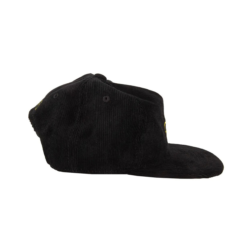 Daisy Hat Corduroy Black