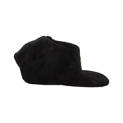 Daisy Hat Corduroy Black