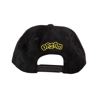 Daisy Hat Corduroy Black