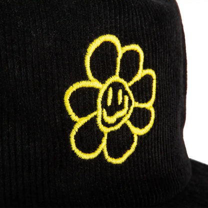 Daisy Hat Corduroy Black