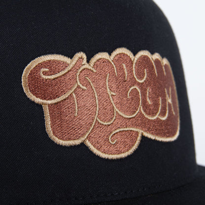 Logo Trucker Hat Black/Copper/Gold