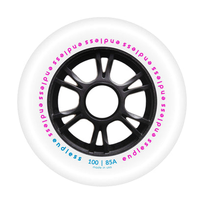 100mm/85A white 4-pack