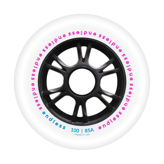 100mm/85A white 4-pack