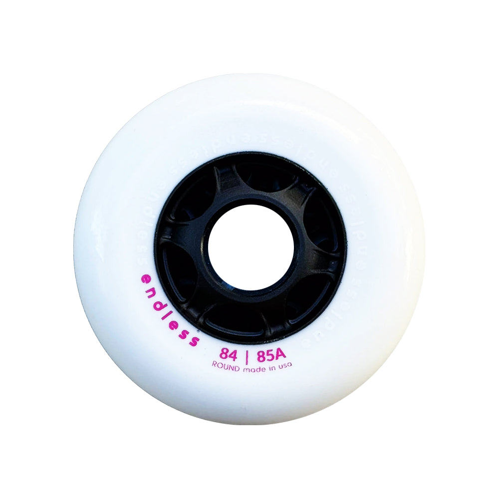 84mm/85A White round 4-pack