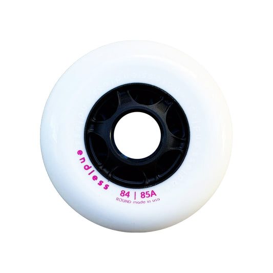 84mm/85A White round 4-pack