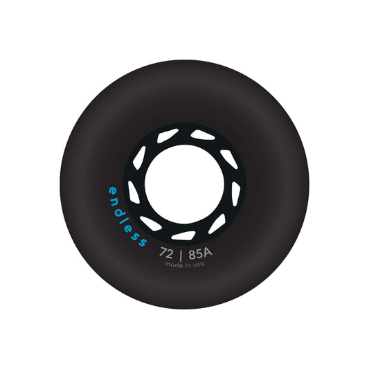 72mm/85A Black 4-pack