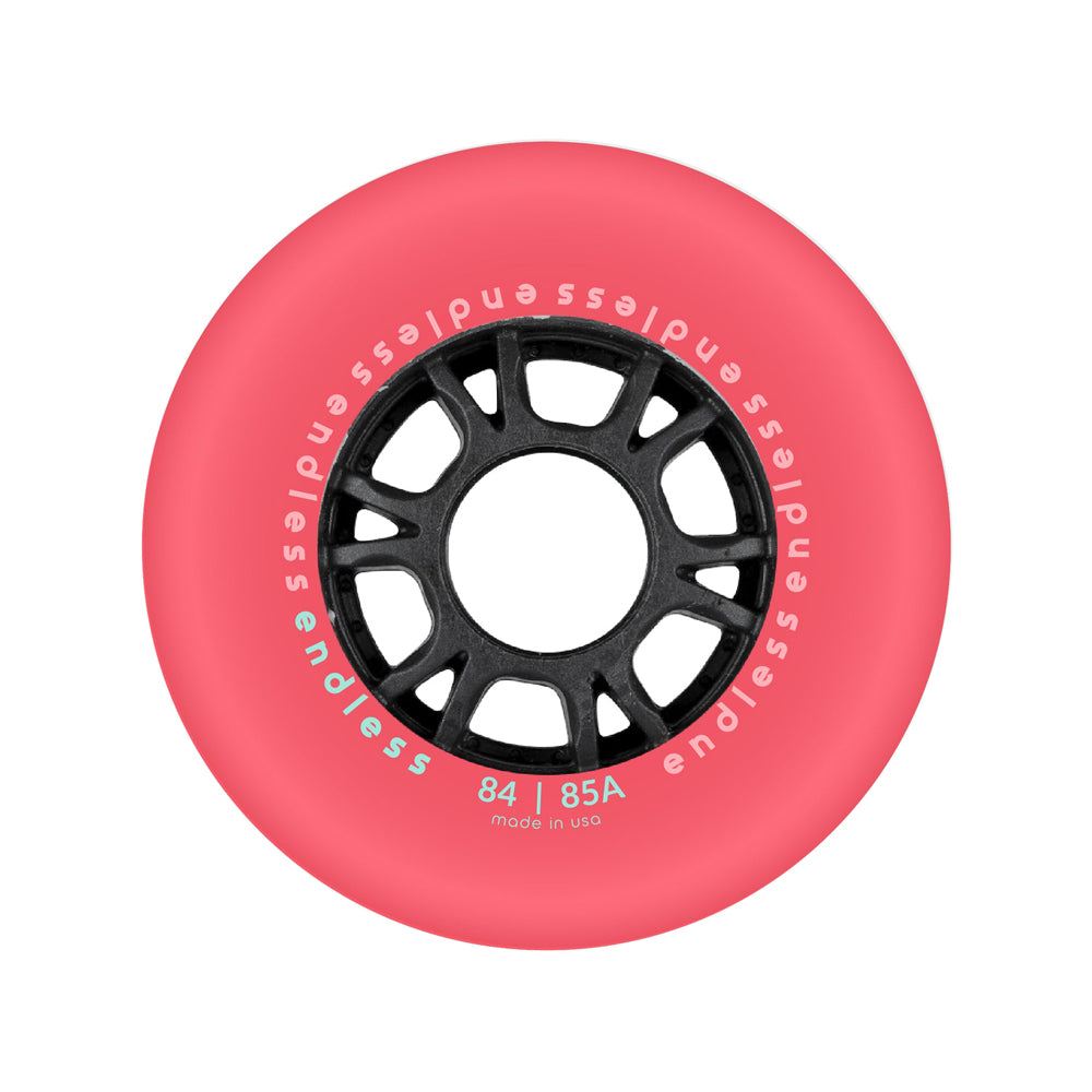 84mm/85A Neon coral 4-pack