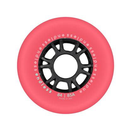 84mm/85A Neon coral 4-pack