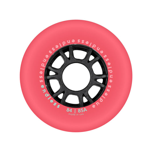 84mm/85A Neon coral 4-pack