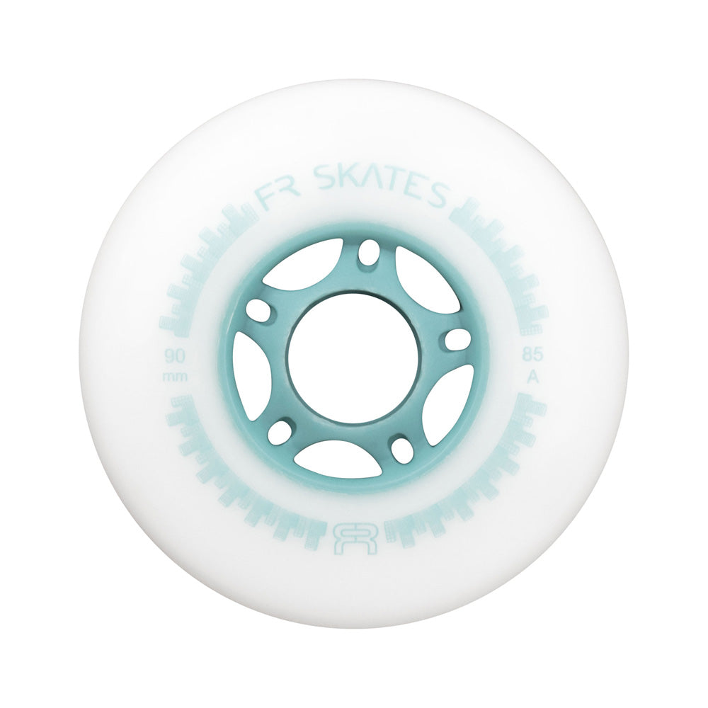 Downtown 90mm/85A White/Blue 4-Pack