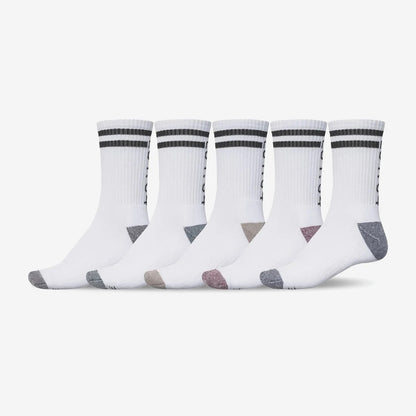 Carter Crew Sock 42-46 White 5-Pack