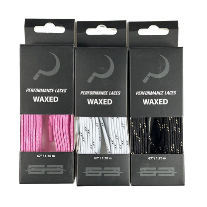 Hockey Laces metal tips 170cm pink