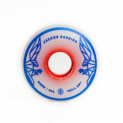 Childhood Jarrod Banning 64mm/90A white blue 4-pack
