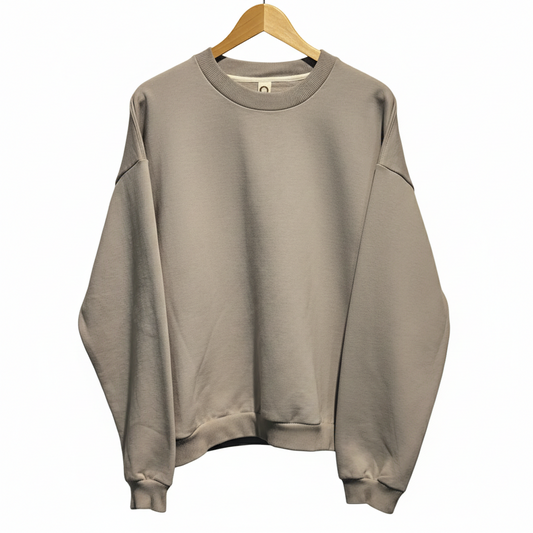 Organic Crewneck Schroom Stone